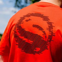 Guru Glitch Red Tee